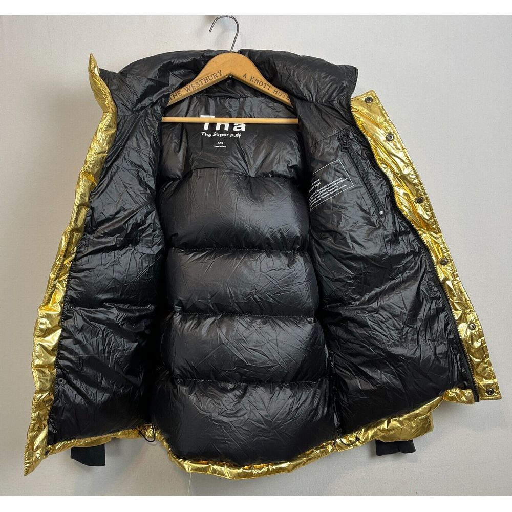TNA Metallic Gold Puffer Jacket - Picture 6 of 16